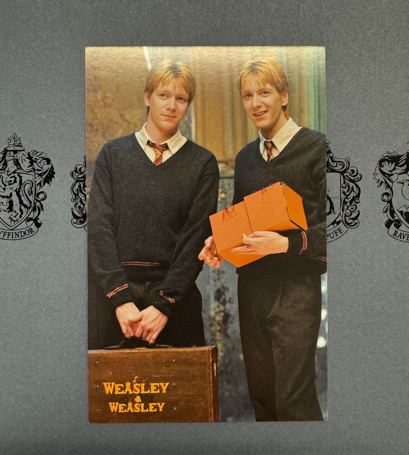 POSTAL FRED Y GEORGE WEASLEY HARRY POTTER