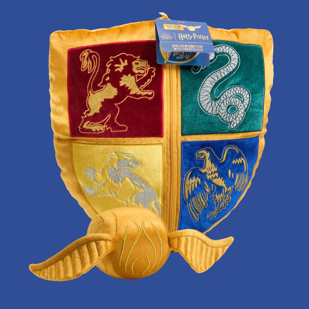COJIN HOGWARTS & SNITCH DORADA NOBLE COLLECTION
