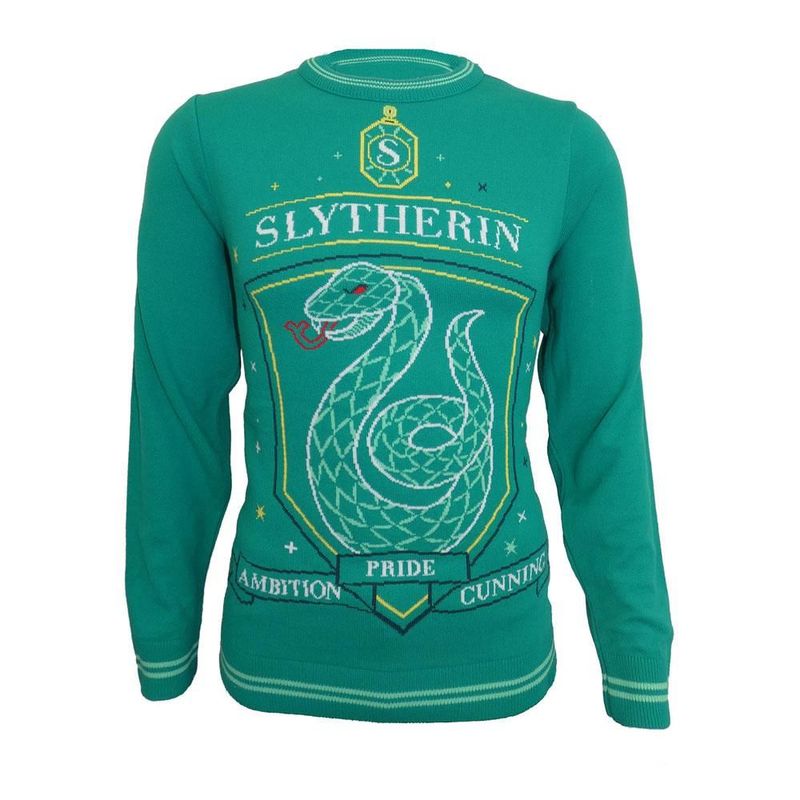 JERSEY NAVIDEÑO SLYTHERIN TALLA:S HARRY POTTER