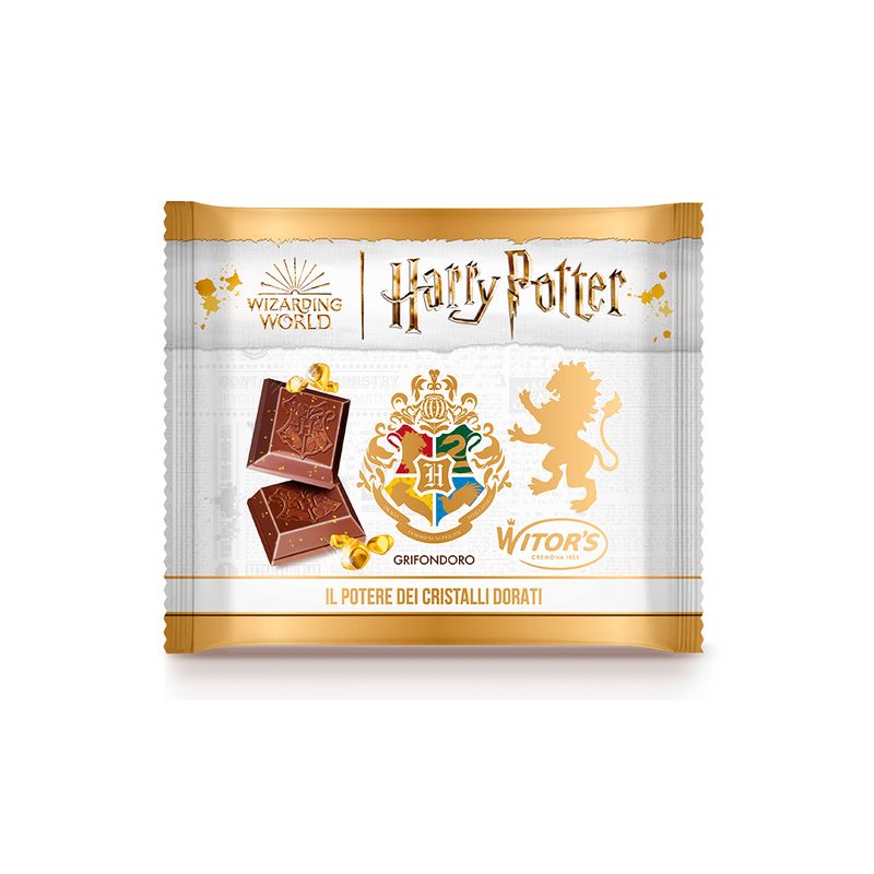 TABLETA CHOCOLATE CRISTALES DORADOS HARRY POTTER