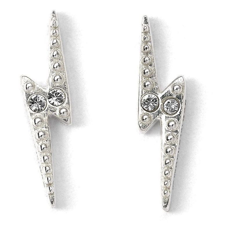 PENDIENTES RAYO PLATA 925 HARRY POTTER THE CARAT SHOP