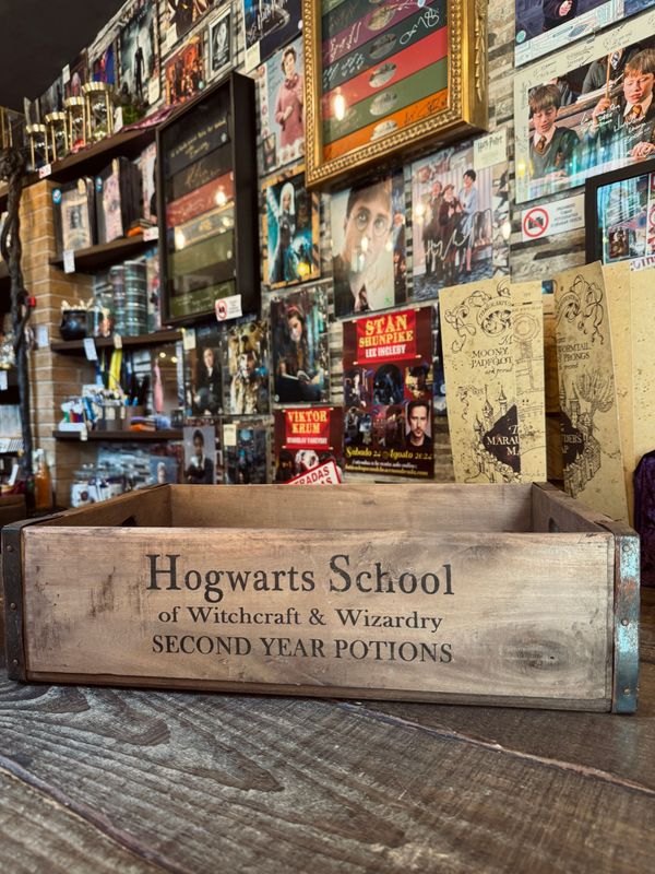 REPLICA CAJA MADERA DELUXE SECOND YEAR POTIONS HOGWARTS SCHOOL XXXL HARRY POTTER