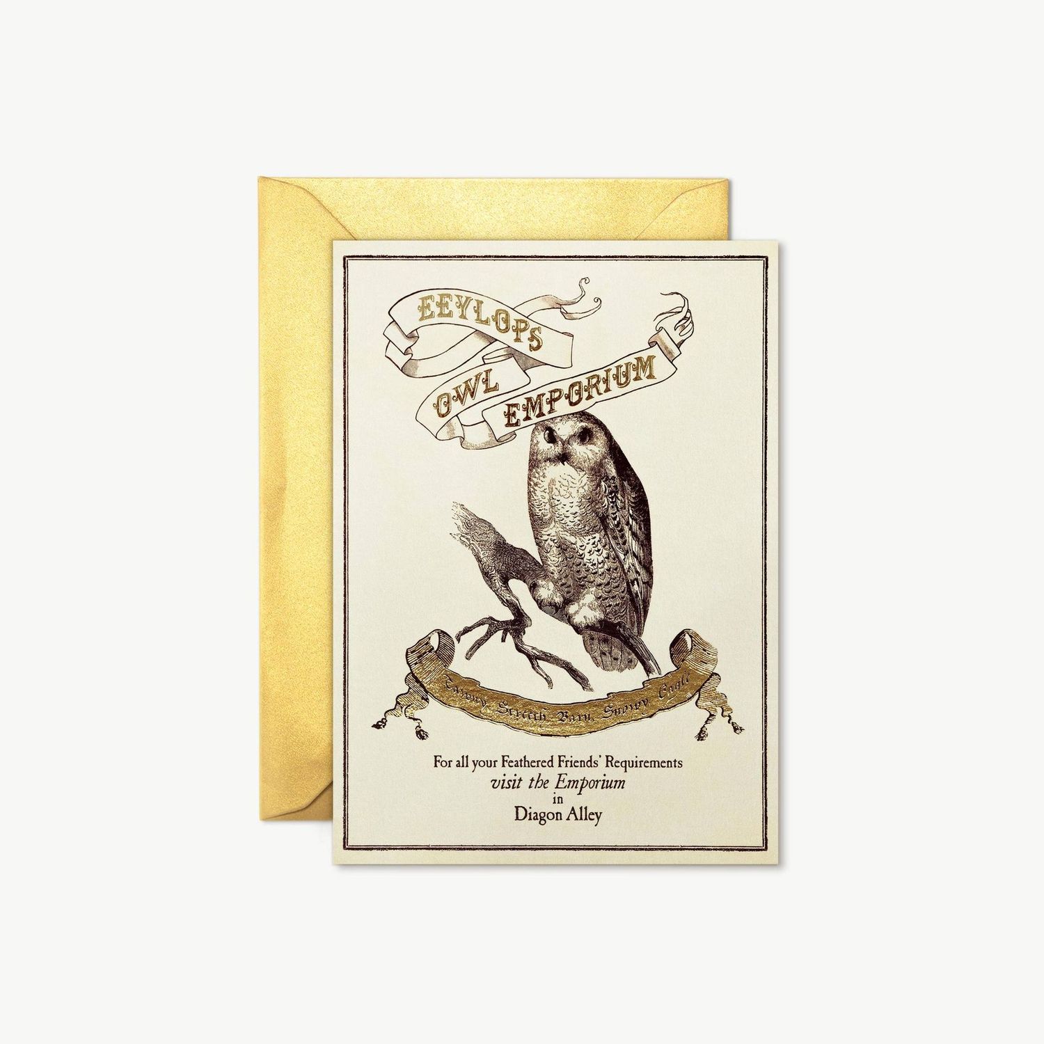 POSTAL EEYLOPS OWL EMPORIUM HARRY POTTER MINALIMA