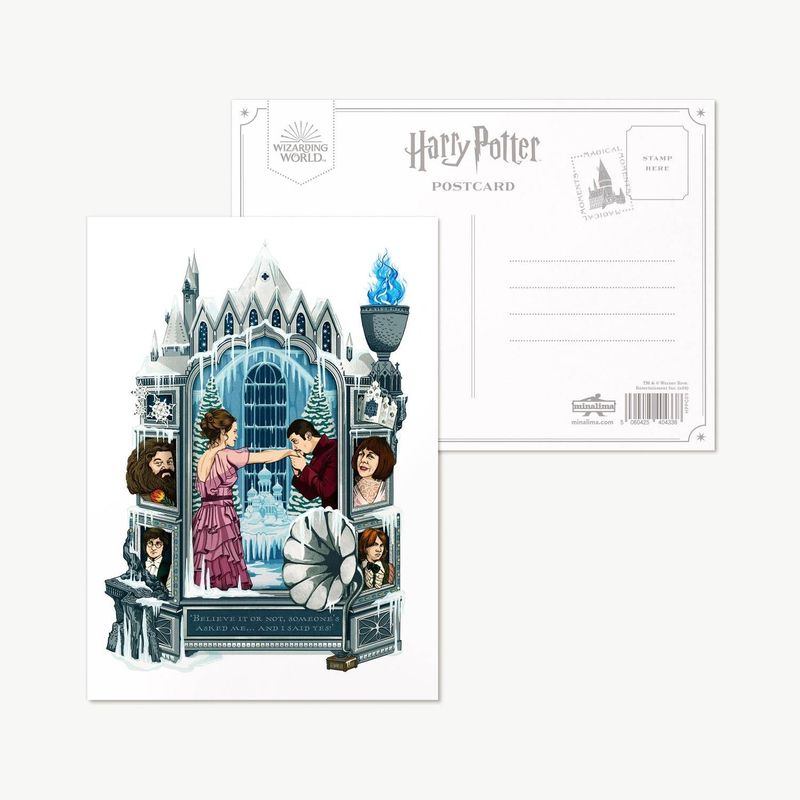 POSTAL HARRY POTTER Y EL CALIZ DE FUEGO MINALIMA DESCATALOGADO HARRY POTTER