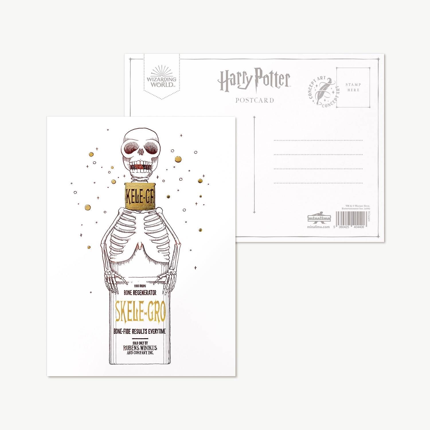 POSTAL SKELE-GRO MINALIMA HARRY POTTER