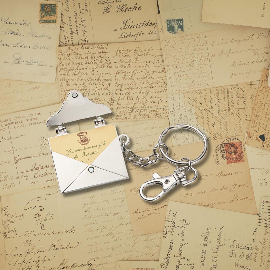 LLAVERO CARTA ACEPTACION HARRY POTTER NOBLE COLLECTION