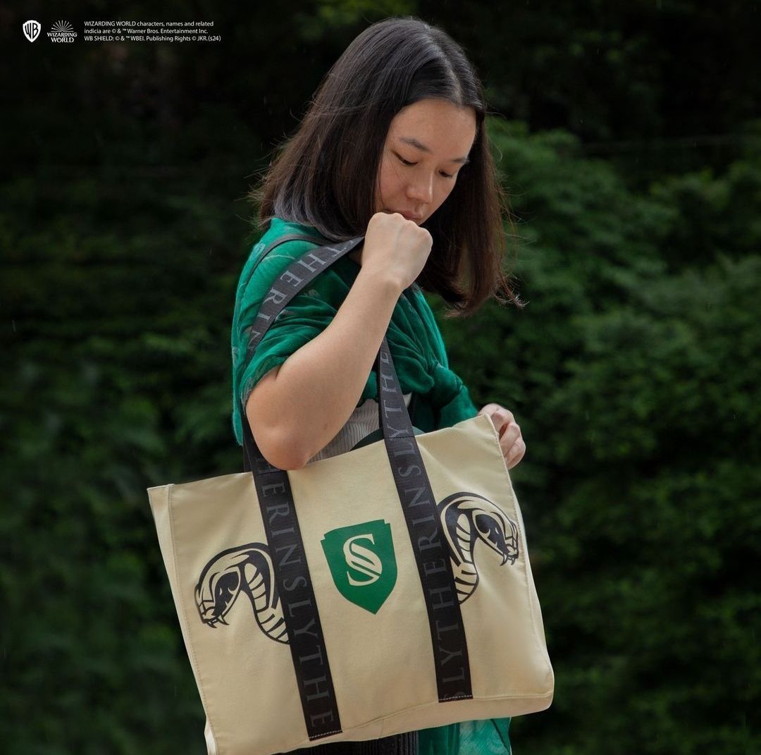 BOLSA TELA DELUXE SLYTHERIN HARRY POTTER