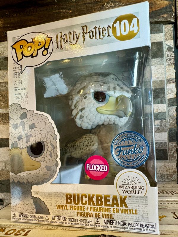 FIGURA BUCKBEAK FLOCKED Nº104 SPECIAL EDITION 
FUNKO POP