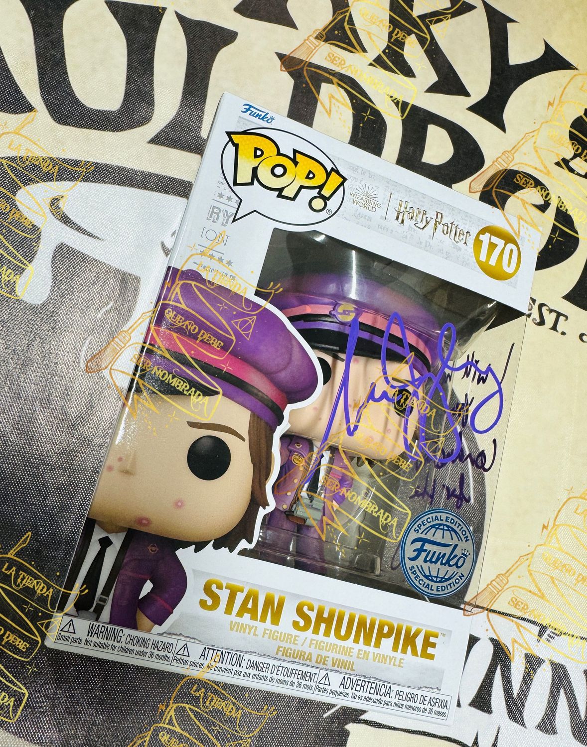 FUNKO POP Nº170 SPECIAL EDITION FIRMADO POR STAN SHUNPIKE (LEE INGLEBY)