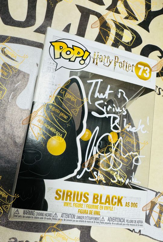 FUNKO POP Nº73 SIRIUS BLACK PERRO FIRMADO POR STAN SHUNPIKE (LEE INGLEBY)