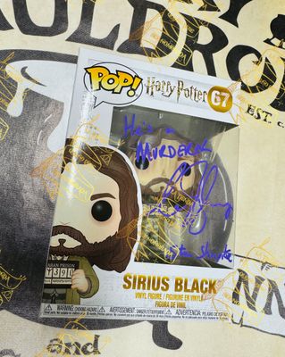 FUNKO POP Nº67 SIRIUS BLACK FIRMADO POR STAN SHUNPIKE (LEE INGLEBY)