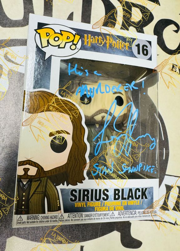 FUNKO POP Nº16 SIRIUS BLACK FIRMADO POR STAN SHUNPIKE (LEE INGLEBY)