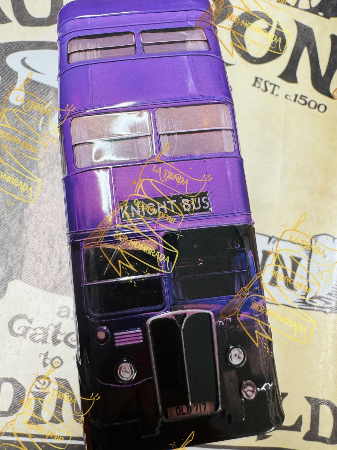 REPLICA AUTOBUS NOCTAMBULO HUCHA FIRMADO POR STAN SHUNPIKE (LEE INGLEBY)