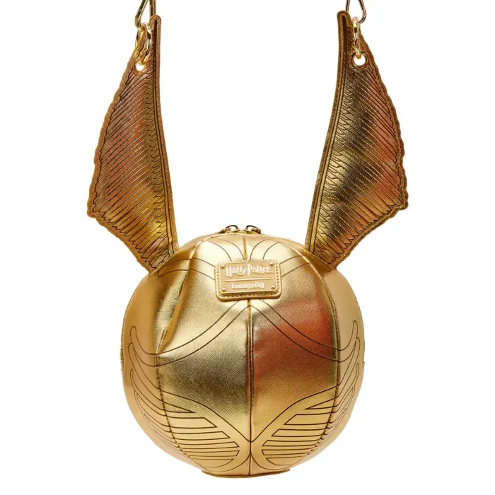 MOCHILA SNITCH DORADA HARRY POTTER LOUNGEFLY