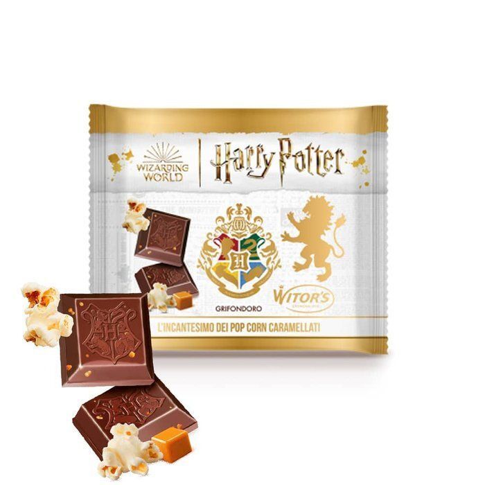 TABLETA CHOCOLATE PALOMITAS CARAMELO HARRY POTTER