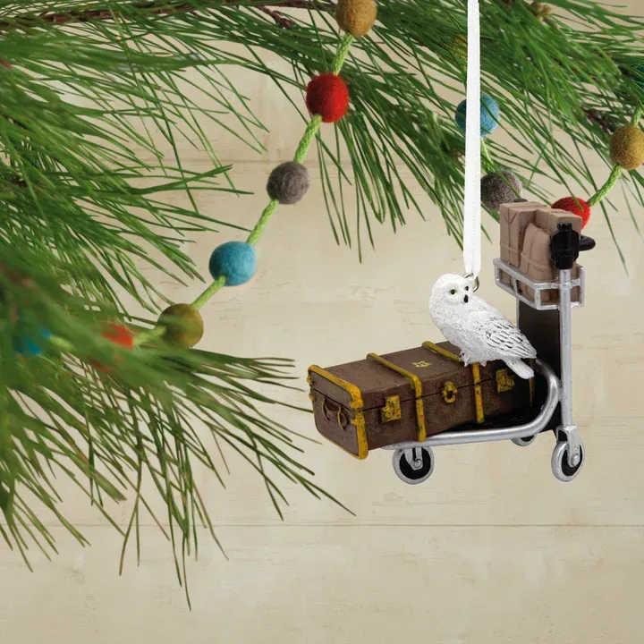ADORNO NAVIDAD CARRO & HEDWIG HALLMARK