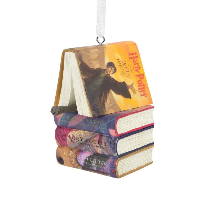 ADORNO NAVIDAD VARITA & LIBROS HARRY POTTER HALLMARK ADORNO NAVIDAD VARITA & LIBROS HARRY POTTER HALLMARK