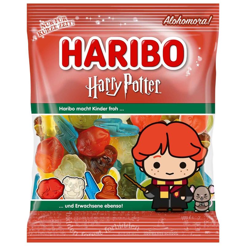 GOMINOLAS RON WEASLEY SIMBOLOS MAGICOS HARIBO HARRY POTTER