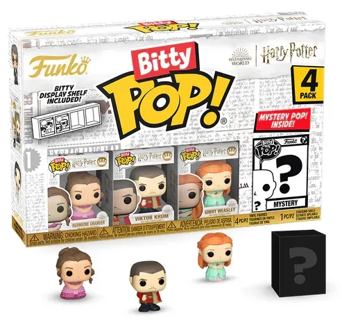 PACK 4 HERMIONE YULE BITTY POP! HARRY POTTER