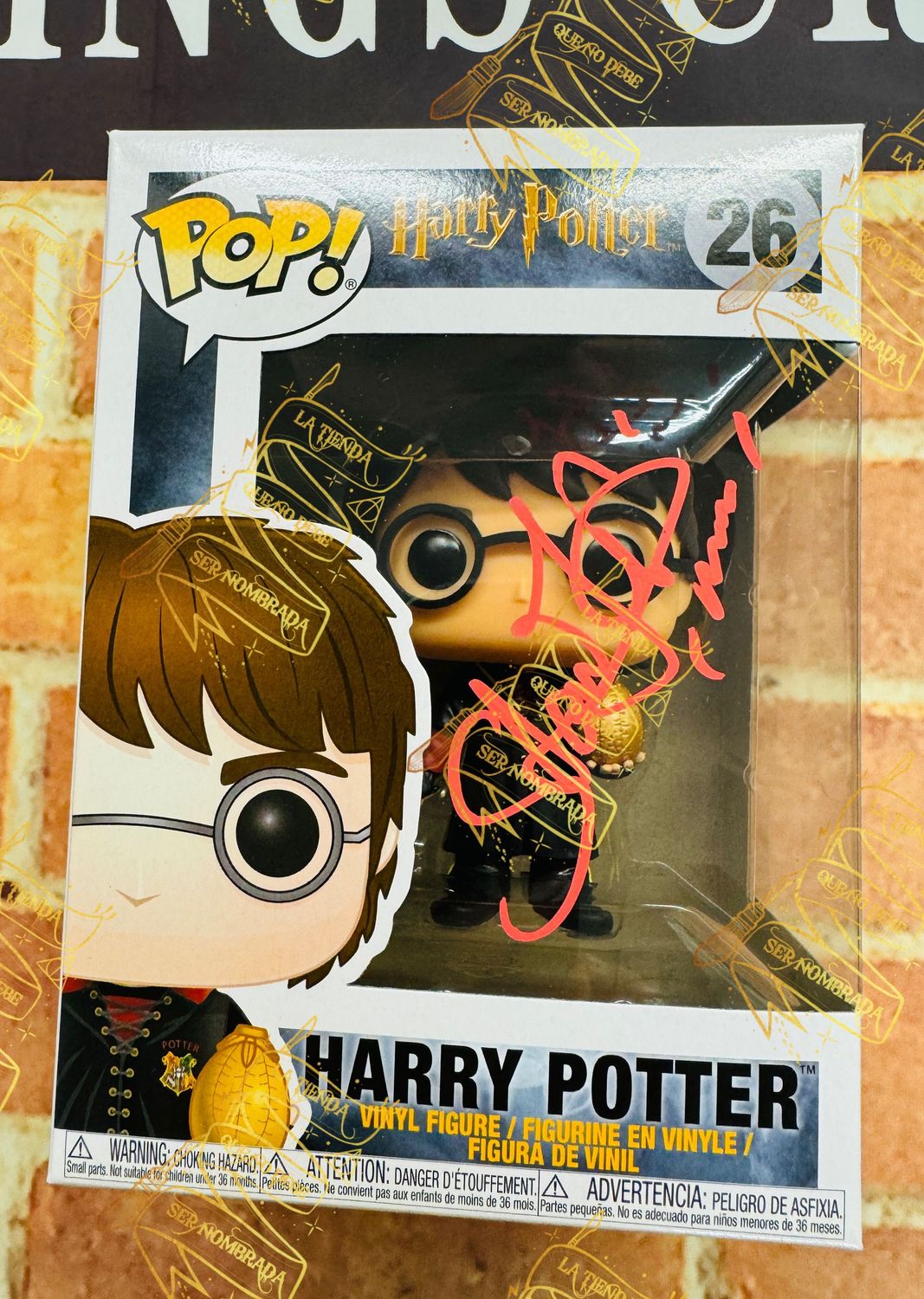 FUNKO POP HARRY POTTER Nº26 FIRMADO POR VIKTOR KRUM (STAN YANEVSKI)
