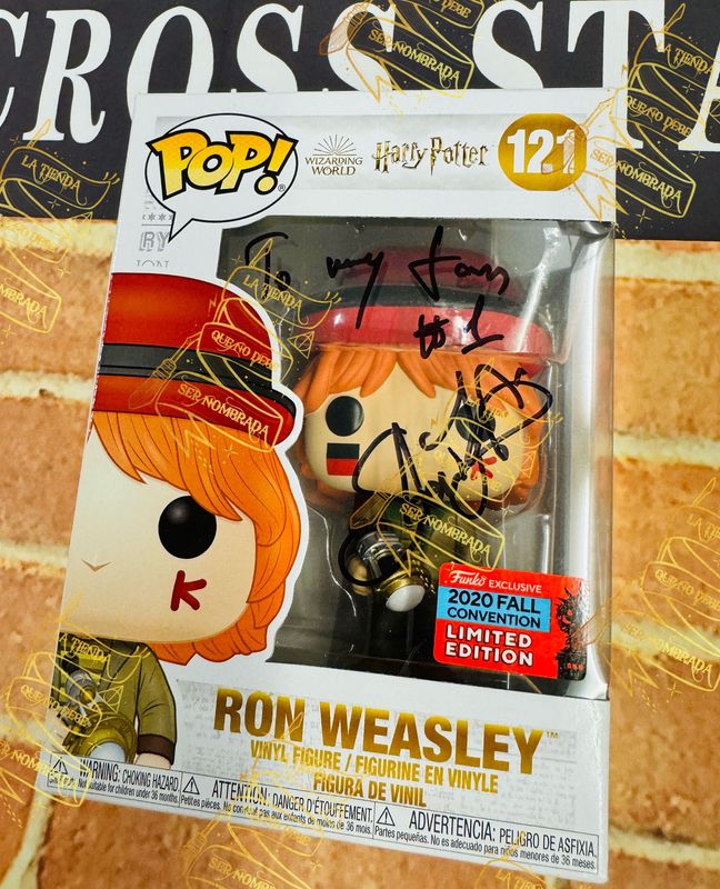 FUNKO POP RON WEASLEY Nº121 FIRMADO POR VIKTOR KRUM (STAN YANEVSKI)