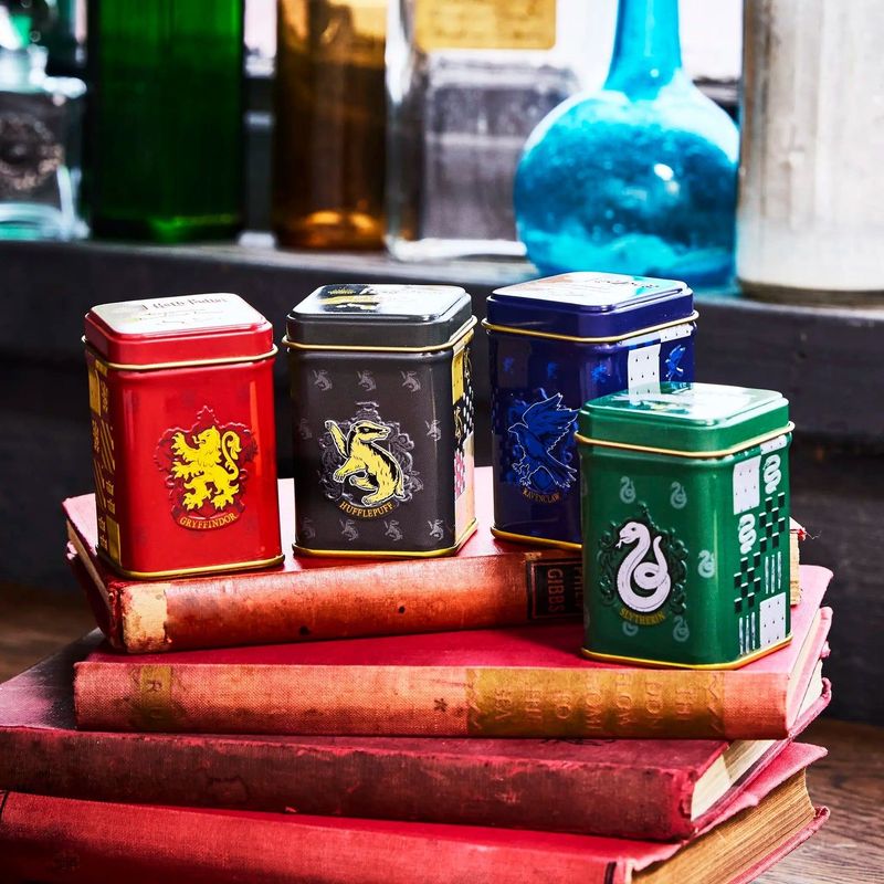 SET LATAS CASAS HOGWARTS TÉ INGLES HARRY POTTER