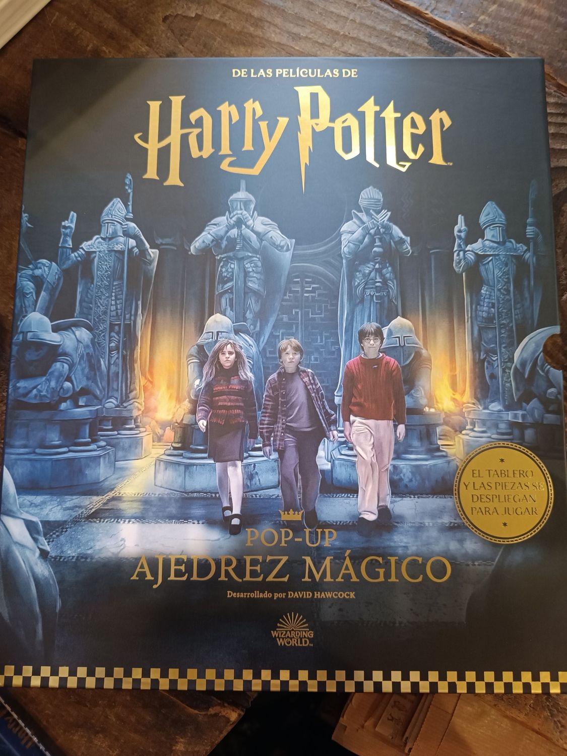 LIBRO POP UP AJEDREZ MAGICO DESPLEGABLE HARRY POTTER