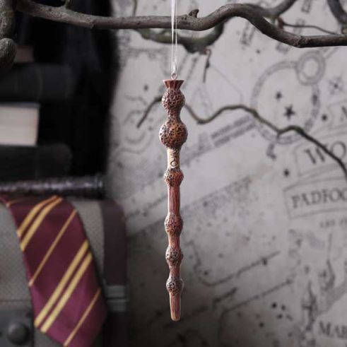 ADORNO NAVIDAD VARITA SAUCO ALBUS DUMBLEDORE HARRY POTTER