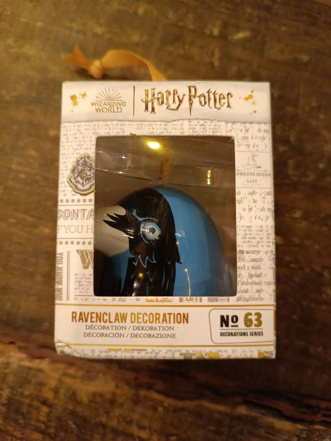 ADORNO NAVIDAD MASCOTA RAVENCLAW HARRY POTTER