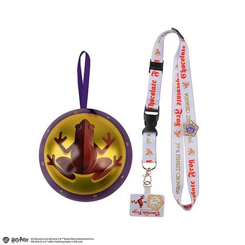 BOLA NAVIDAD RANA CHOCOLATE & COLGADOR HARRY POTTER