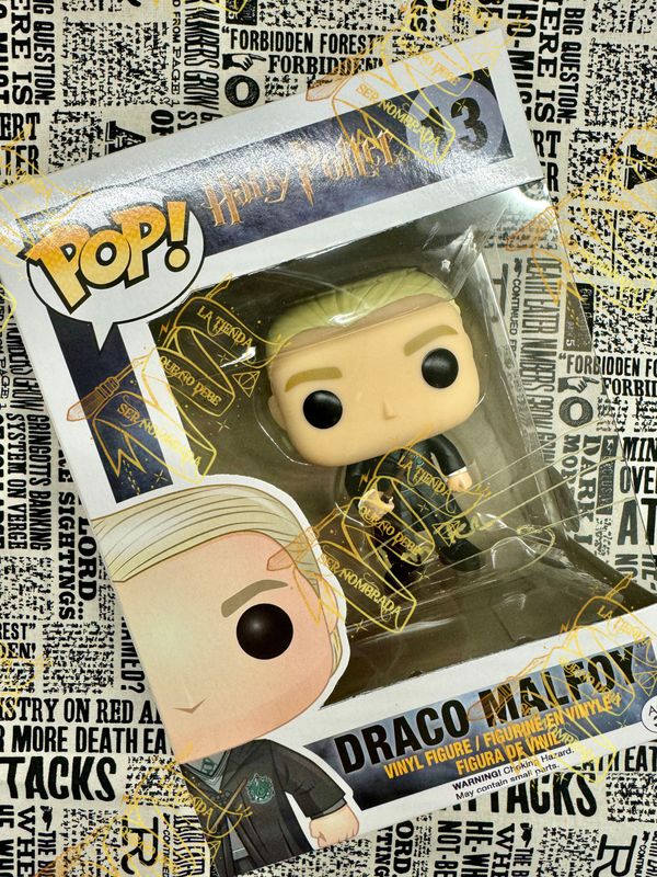 FUNKO POP DESCATALOGADO Nº13 FIRMADO POR DRACO MALFOY  (TOM FELTON)