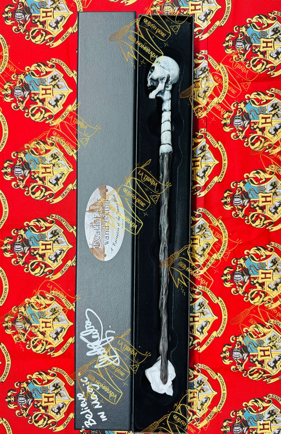 VARITA FIRMADA POR DEATH EATER SKULL (PETER PEDRERO)