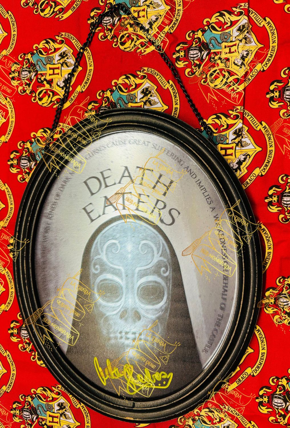 MARCO ESPEJO DEATH EATER FIRMADO POR DEATH EATER (PETER PEDRERO)