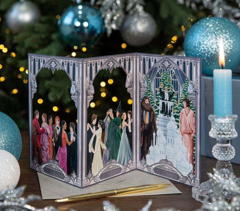 POSTAL 3D YULE BALL MINALIMA HARRY POTTER