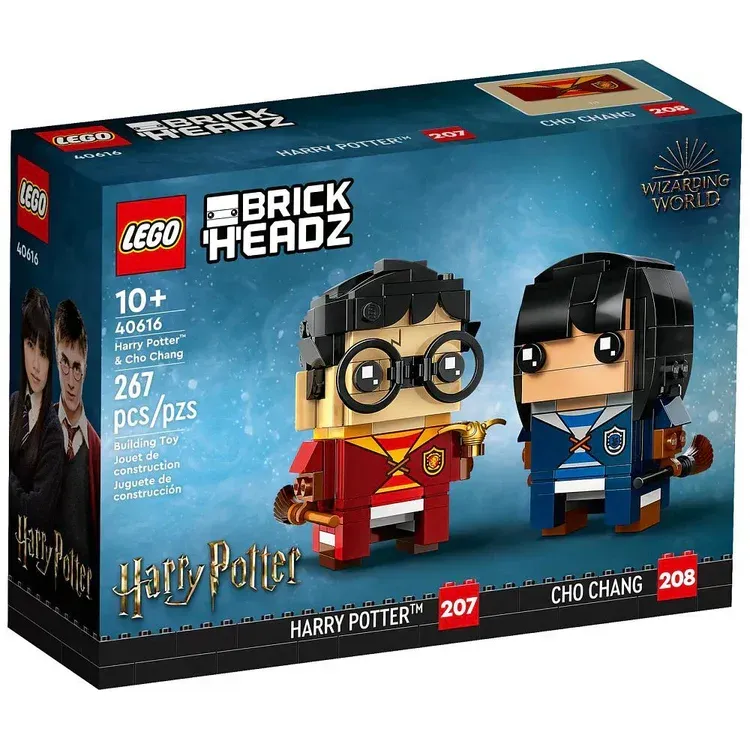 LEGO HARRY POTTERY & CHO CHANG BRICK HEADZ HARRY POTTER