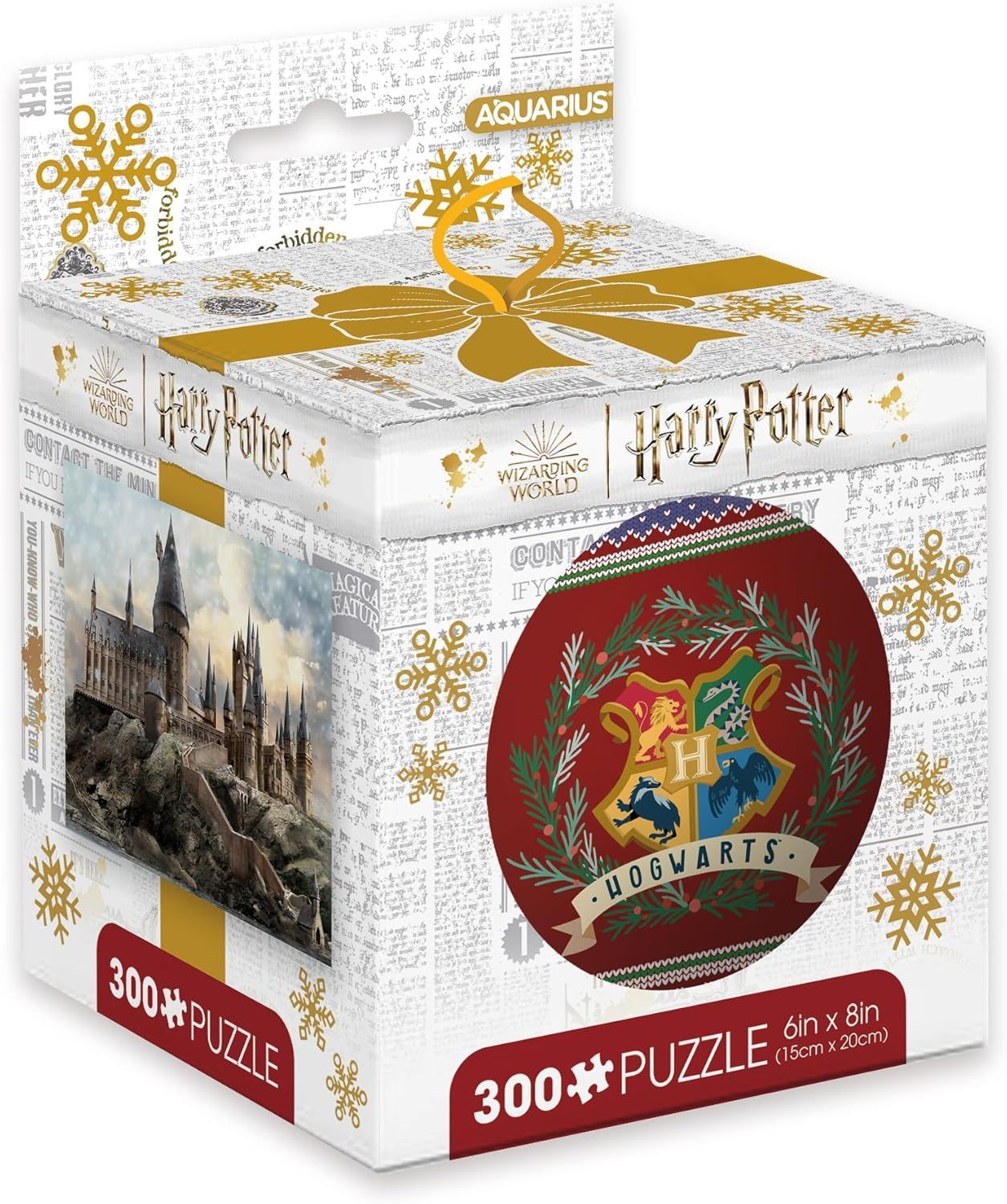 BOLA NAVIDAD HOGWARTS & PUZZLE HARRY POTTER