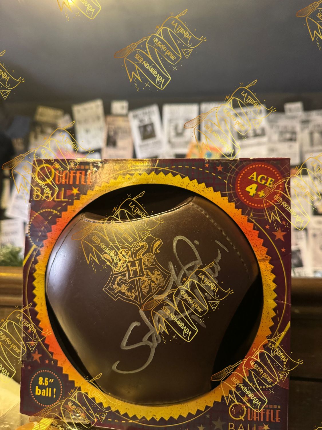 REPLICA QUAFFLE DESCATALOGADA FIRMADA POR VIKTOR KRUM (STAN YANEVSKI)