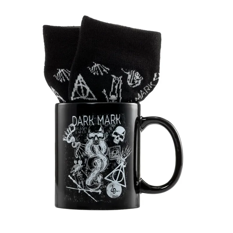 SET TAZA & CALCETINES ARTES OSCURAS HARRY POTTER