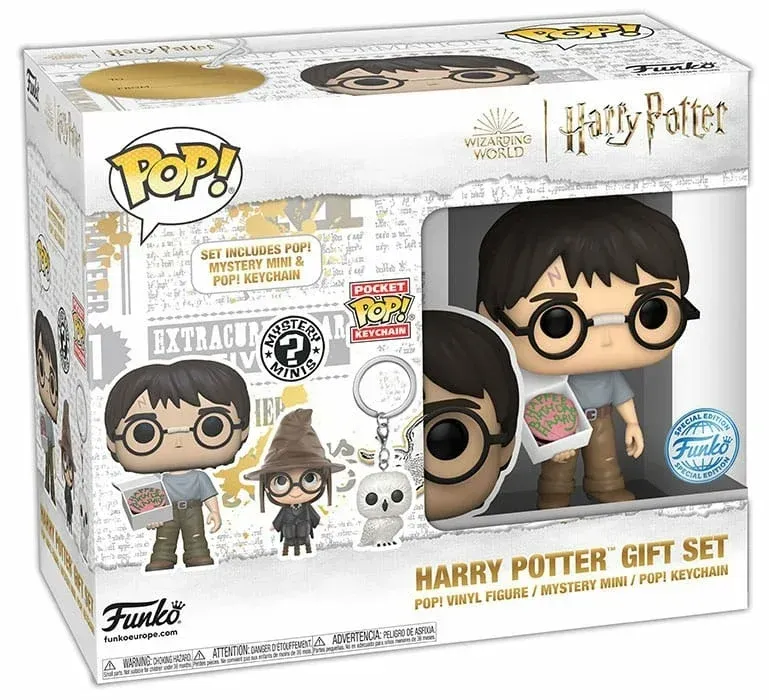 PACK FIGURA HARRY POTTER nº174 & MINI FIGURA & LLAVERO SORPRESA SPECIAL EDITION FUNKO POP