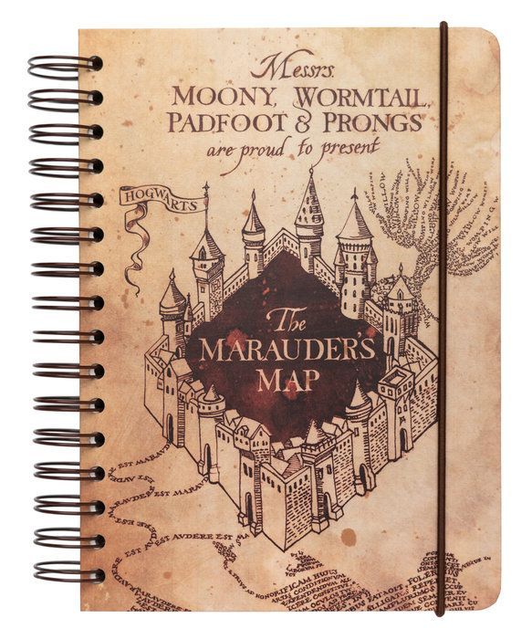CUADERNO MAPA MERODEADOR HARRY POTTER