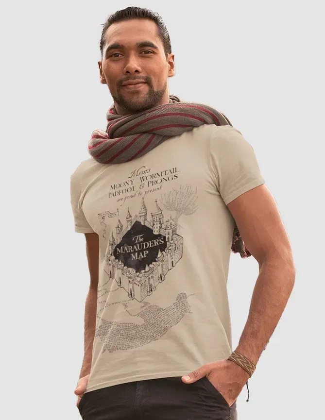 CAMISETA MAPA MERODEADOR TALLA:S HARRY POTTER