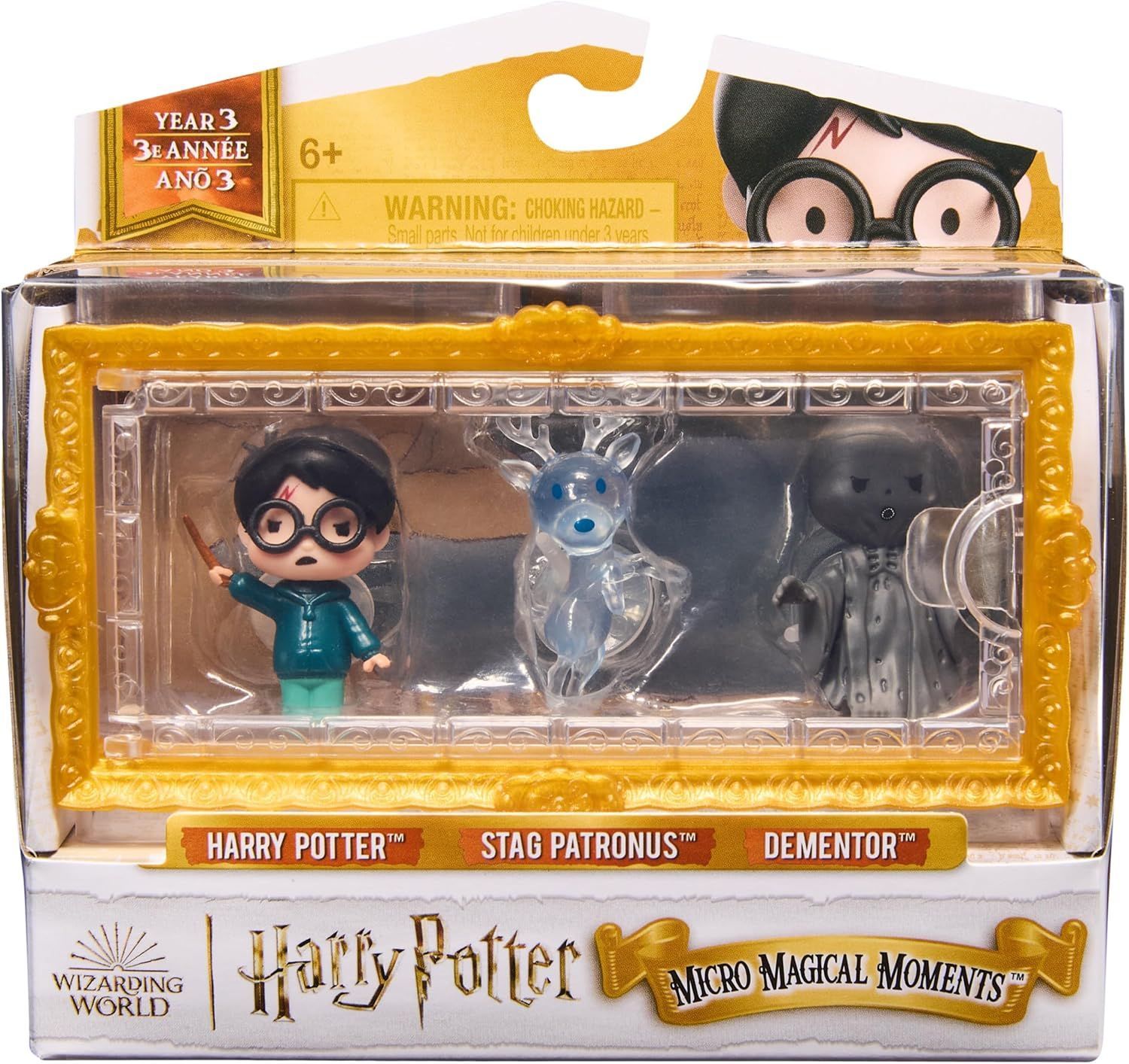 SET 3 FIGURAS MICRO MAGICAL MOMENTS SERIE 3 HARRY POTTER