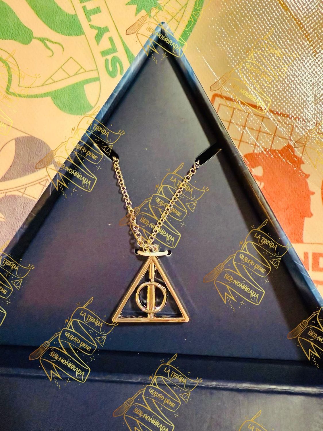 COLLAR RELIQUIAS DE LA MUERTE HARRY POTTER