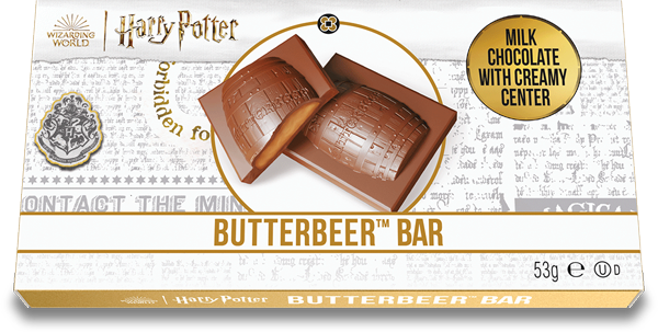TABLETA CHOCOLATE CERVEZA MANTEQUILLA HARRY POTTER