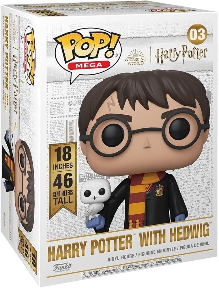 FUNKO POP 18" HARRY POTTER CON HEDWIG