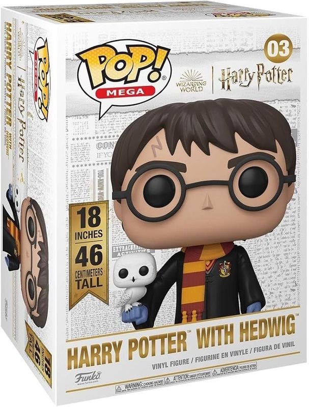 FUNKO POP 18" HARRY POTTER CON HEDWIG