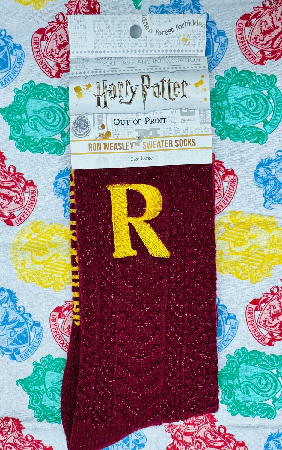 CALCETINES EDICION LIMITADA RON WEASLEY HARRY POTTER