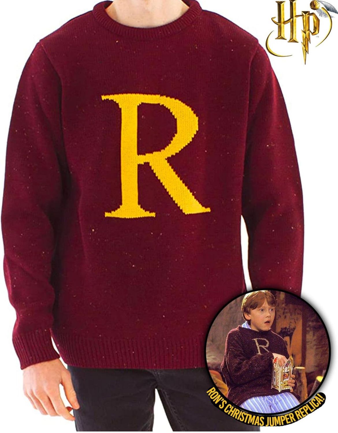SUETER R NAVIDAD RON WEASLEY TALLA:L HARRY POTTER