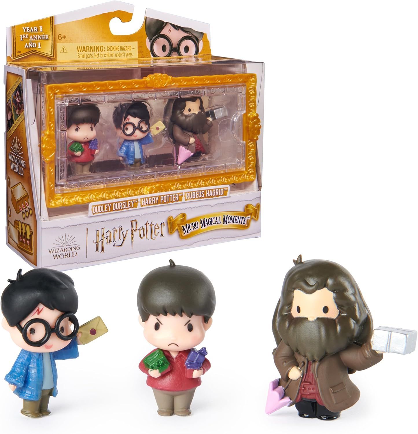SET 3 FIGURAS MICRO MAGICAL MOMENTS SERIE 1 HARRY POTTER