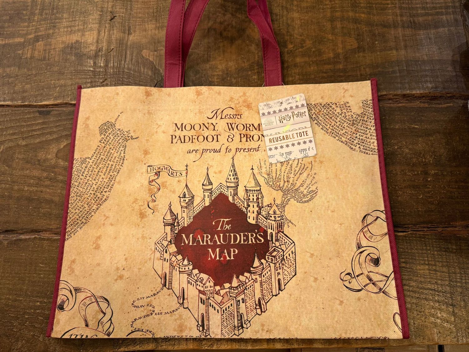 BOLSA SHOPPING MAPA MERODEADOR HARRY POTTER